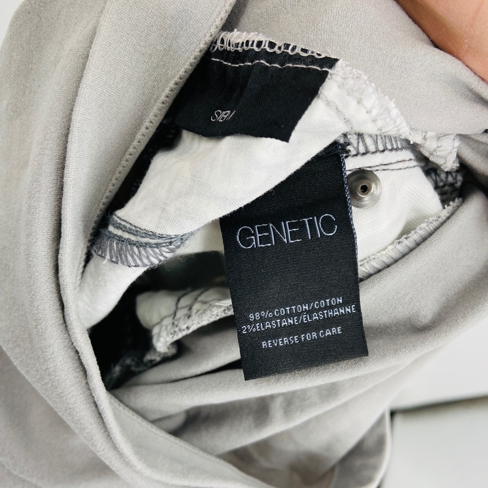 NWT GENETIC Stem Gray White Snakeskin Animal Print Maternity Skinny Pants - Picture 6 of 6